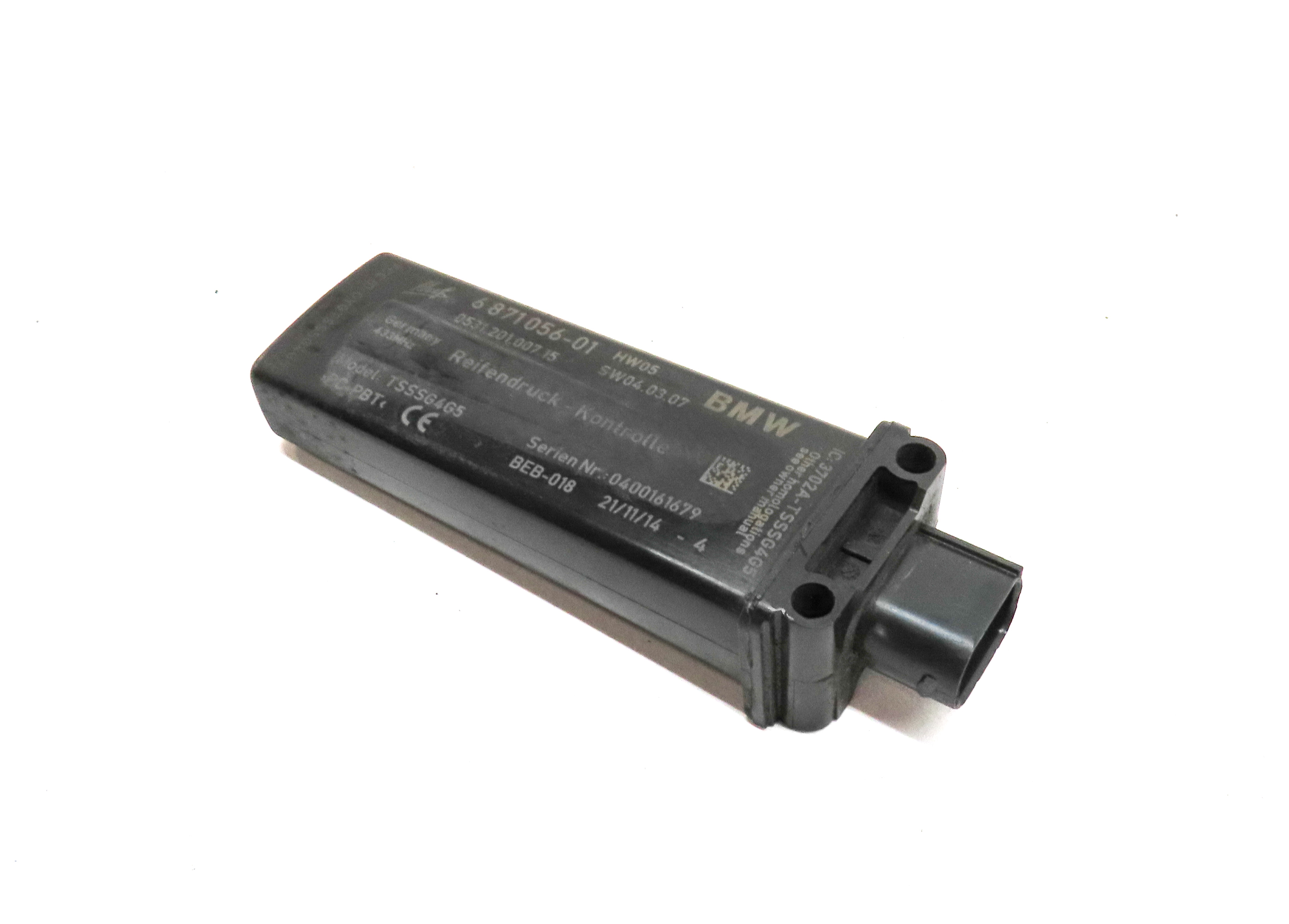 11-18 BMW 5 7 M5 M6 X3 X4 (F01 F06 F10 F12 F25 F26) TPMS SENSOR ANTENNA MODULE — exact item pictured
